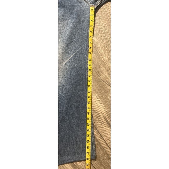 Vintages Rare Leather Tab 80s Levi's For Men With A Skosh More Room Size 38x28 - Picture 8 of 14